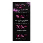 Salon Marketing Cards Pink Floral rack cards
