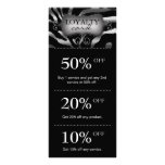 Salon Marketing Cards Silver Zebra