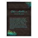 Salon Spa Brochure Turquoise Blue Green cards