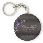 Salon Spa Butterfly Key Chain Gift purple keychains