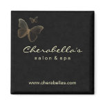 Salon Spa Butterfly Magnet Beige Black