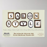 Salon Style exhibition poster posters