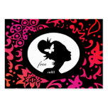 Salon VIP Club Card Butterfly Woman Colourful business cards
