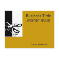 Salons & Spa Appointment Reminder Post Cards