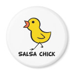 Salsa Chick Magnet