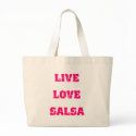 Salsa dancing bags
