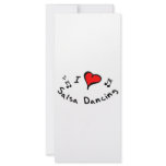 Salsa Dancing I Heart-Love Gift rack cards