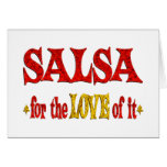 Salsa Love Greeting Cards