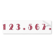"Salsa steps" bumper sticker