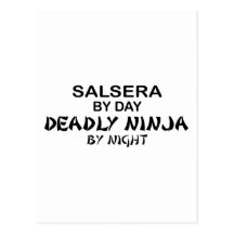 Salsera Deadly Ninja by Night Postcard