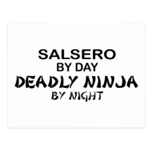 Salsero Deadly Ninja by Night Postcards