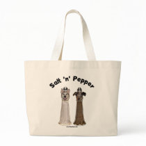 Salt and Pepper Shakers Dogs Canvas Bags
