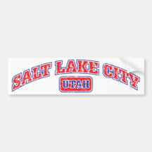 Salt Lake City Athletic Bumper Sticker