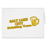 Salt Lake City Drinking Team tee shirts cards