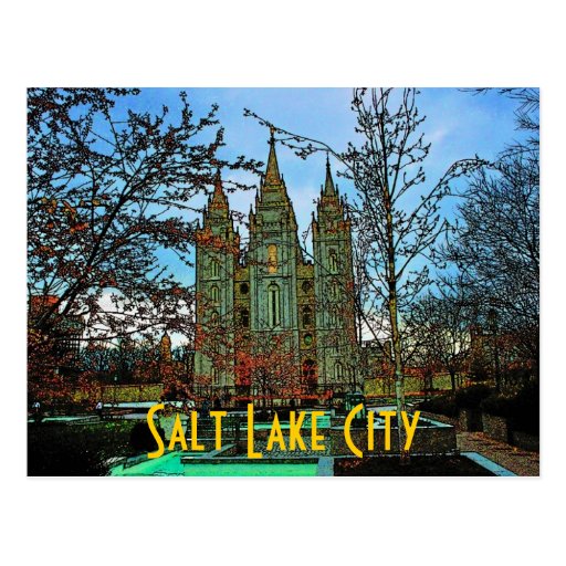 Salt Lake City Postcard