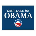 SALT LAKE for Obama custom your city personalised Post Card