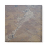 Salt Pans Near Kalgoorlie At Western Australia magnets
