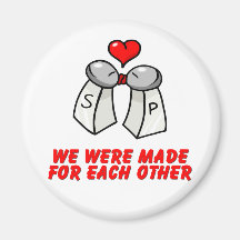 Salt & Pepper Fridge Magnets