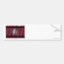 Salta waving flag bumper sticker