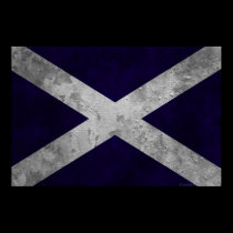 Saltire Grunge posters
