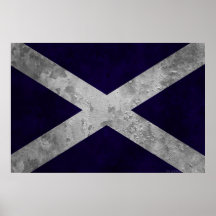 Saltire Grunge Posters