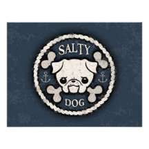 Salty Dog -bd Personalised Announcement