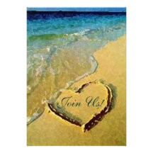 Salty Heart Wedding Invitations
