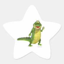 Salty the Crocodile Sticker