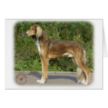 Saluki Greeting Card
