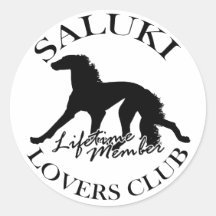 Saluki Lovers Club Stickers