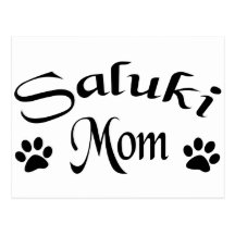 Saluki Mum (Fancy Text) Postcards