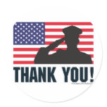 Salute stickers