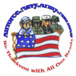Salute to Troops stickers