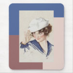Saluting Pinup Sailor mousepads