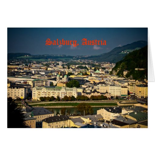 Salzburg, Austria Greeting Card