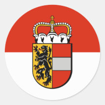Salzburg, Austria Round Sticker