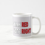 Sam Elephant Think Red Vote Right Coffee Mug