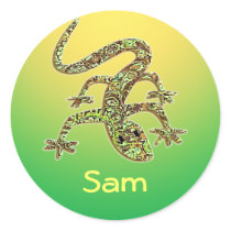 Sam Gecko / Salamander / Lizard Stickers