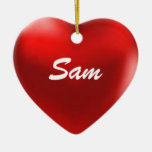 Sam Ornament Heart