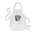 Sam, Yellow Labrador Retriever aprons