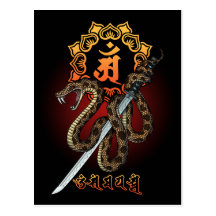 Samantabhadra&Snake ポストカード