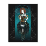 "Samara"  Steampunk Cyber Fairy Postcard