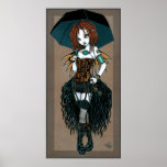 "Samara"  Steampunk Cyber Fairy Poster posters