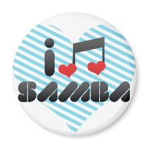 Samba fan magnet