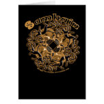 Samhain- Celtic Cats Card