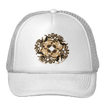 Samhain Celtic Cats Knotwork Hats