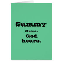 Sammy Greeting Cards