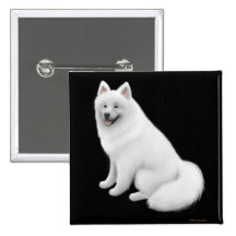 Samoyed Dog Pin