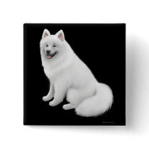Samoyed Dog Pin