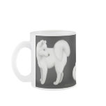 Samoyed Dogs Frosted Glass Mug
